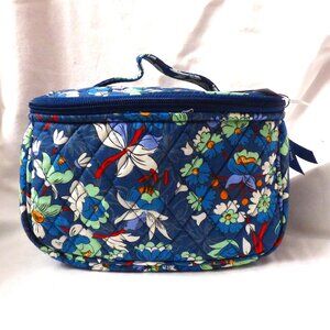 VERA BRADLEY Medium COSMETIC Case Floral Bursts NWT